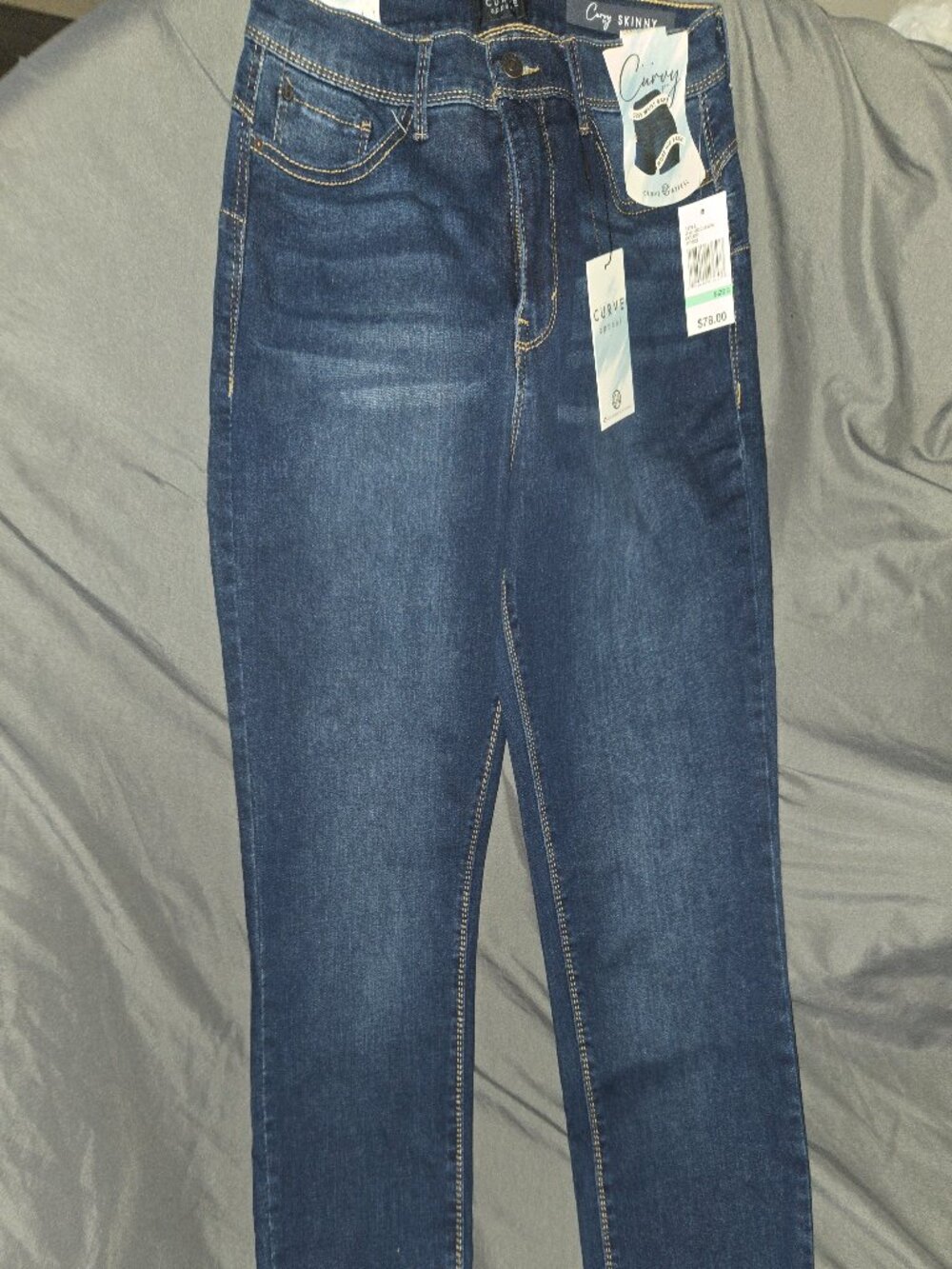 NWT Curve Appeal Curvy Fit Skinny Jeans Size 8